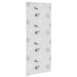 Berkfield Home Shower Roller Blind with Cassette 110x240 cm Fabric Width 106 cm in Black - thumbnail 4