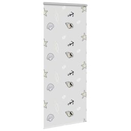 Berkfield Home Shower Roller Blind with Cassette 110x240 cm Fabric Width 106 cm in Black - thumbnail 3