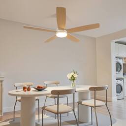 Pheashine Quiet Ceiling Fan 52 Inch 22W LED Remote Control 3000K-6500K in White - thumbnail 6