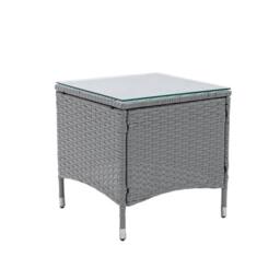 MCC Direct Rattan Sun lounger Duo & Table Set Venice in Grey - Size: 1 Pack - thumbnail 3
