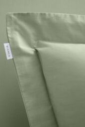 Bianca '200 Thread Count Cotton Percale' Oxford Pillowcases in Green - thumbnail 3