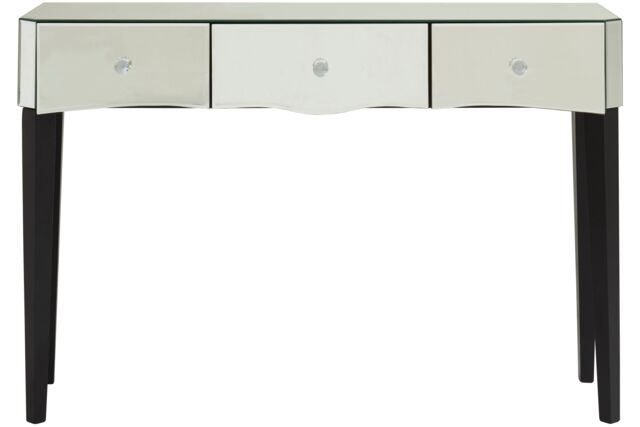 Orsina Stylish Console Table, Functional Console Table With Drawers For Hallway, Ample Storage Modern Table in Silver - image 1