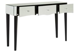 Orsina Stylish Console Table, Functional Console Table With Drawers For Hallway, Ample Storage Modern Table in Silver - thumbnail 5
