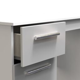 Ready Assembled 2 U Trent 3 Drawer Vanity (Ready Assembled) in Mid Grey - thumbnail 5