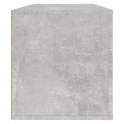 Berkfield Home Wall Shoe Cabinet Concrete Grey 100x35x38 cm Engineered Wood - Size: 100 x 35 x 38 cm - thumbnail 6