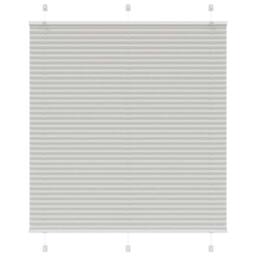 Berkfield Home Pleated Blind Light Grey 115x150 cm Fabric Width 114.4 cm Polyester - thumbnail 2