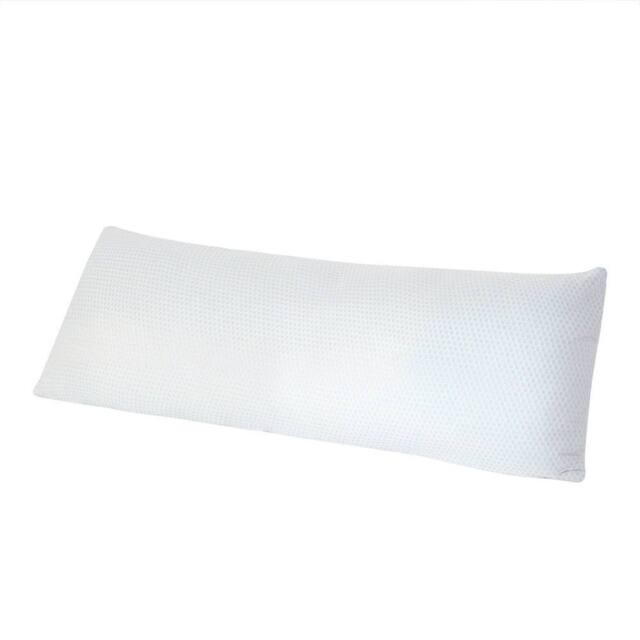 Lavio Long Bolster Pillow Memory Foam Pregnancy Nursing Support in White - image 1