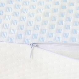 Lavio Long Bolster Pillow Memory Foam Pregnancy Nursing Support in White - thumbnail 7