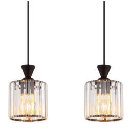 Netlighting Jordana Bar Pendant Ceiling Light Matt Black 4x E27 - thumbnail 4