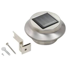 Berkfield Home Outdoor Solar Lamps 6 pcs LED Round 12 cm White in Silver - thumbnail 6