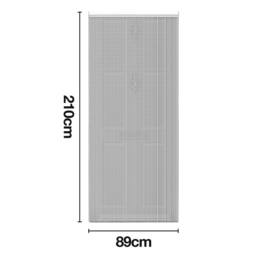 Vermatik Aluminium Silver Fly Screen Curtains Metal Door Fly Screens - thumbnail 5