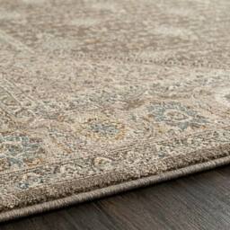 Livabliss Arda Vintage Taupe Brown Grey Green Traditional Boho Fringe Living Rug - Size: 153 cm x 220 cm - thumbnail 3