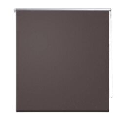 Berkfield Home Roller Blind Blackout 60 x 120 cm Coffee in Brown - thumbnail 2
