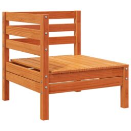 Berkfield Home Garden Sofa 4-Seater Wax Brown Solid Wood Pine - thumbnail 5