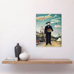 "Artery8 Myself Portrait Landscape Rousseau Vintage Wall Art Print Poster - Size: W24"" x H32""" - thumbnail 4