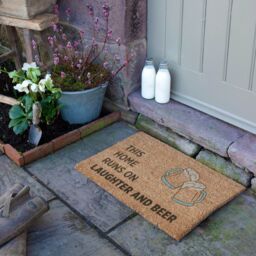 Artsy Mats Laughter & Beer Doormat (60 x 40cm) in Brown - Size: 40 cm x 60 cm - thumbnail 3