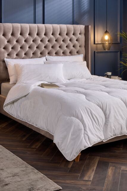 Snuggledown Retreat Indulgent Cotton 10.5 Tog All year Round Duvet in White - Size: Double - image 1