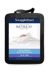 Snuggledown Retreat Indulgent Cotton 10.5 Tog All year Round Duvet in White - Size: Double - thumbnail 9