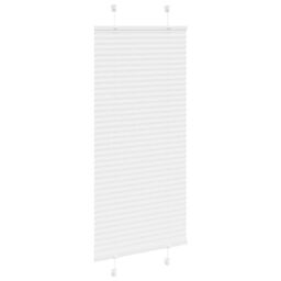 Berkfield Home Pleated Blind White 65x150 cm Fabric Width 64.4 cm Polyester - thumbnail 3