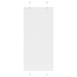 Berkfield Home Pleated Blind White 65x150 cm Fabric Width 64.4 cm Polyester