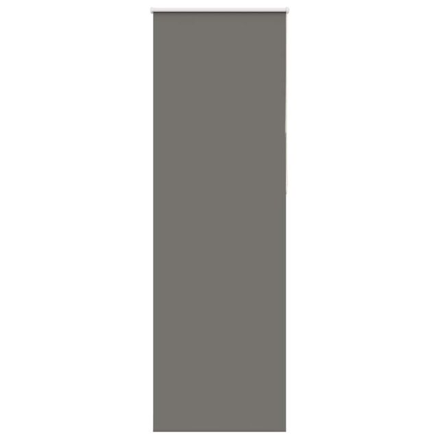 Berkfield Home Roller Blind Blackout Grey 65x210 cm Fabric Width 60.7 cm Polyester - image 1