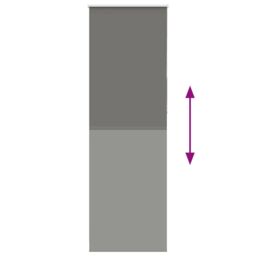 Berkfield Home Roller Blind Blackout Grey 65x210 cm Fabric Width 60.7 cm Polyester - thumbnail 5