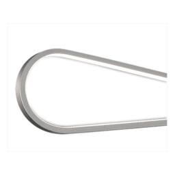Netlighting Bucle Pendant 42W LED 3000K 3650lm Polshied Chrome White White Acrylic in Silver - thumbnail 5