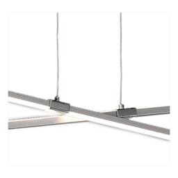 Netlighting Bucle Pendant 42W LED 3000K 3650lm Polshied Chrome White White Acrylic in Silver - thumbnail 4