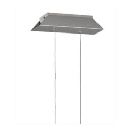 Netlighting Bucle Pendant 42W LED 3000K 3650lm Polshied Chrome White White Acrylic in Silver - thumbnail 3