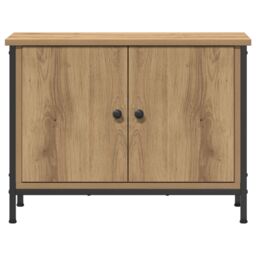 Berkfield Home TV Stand Artisan Oak Particle board 60 x 35 x 45 cm TV Stand in Brown - thumbnail 6