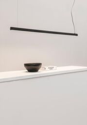 Netlighting Vico 115cm Black Pendant Lamp With Recessed Canopy - thumbnail 2