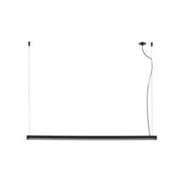 Netlighting Vico 115cm Black Pendant Lamp With Recessed Canopy - thumbnail 1