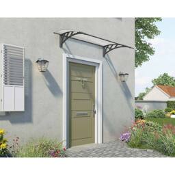 Palram Patio Cover Neo Door Awning Canopy 1350 Twinwall - L136.5 cm - Grey - thumbnail 2