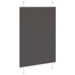 Berkfield Home Pleated Blind Black 85x150 cm Fabric Width 84.4 cm Polyester - thumbnail 4