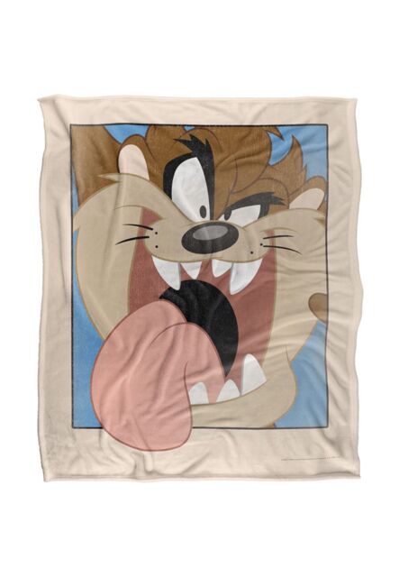 Warner Brothers Looney Tunes Officially Licensed Silky Touch Super Soft Throw Blanket 152 x 127 cm in White - image 1