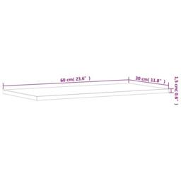 Berkfield Home Durable Wall Shelves 4 pcs Grey Sonoma 60x30x1.5 cm Engineered Wood - thumbnail 9
