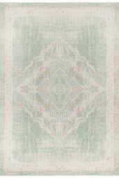 Kukoon 80x150cm Pastel Green Washable Indoor Doormat Front Door Entrance Rug - Size: 80 cm x 150 cm - thumbnail 1