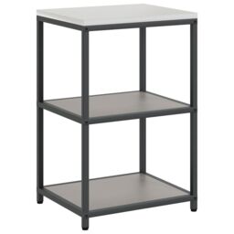 Berkfield Home Kitchen Storage Shelf with Storage Rusty Weathering steel in Brown - thumbnail 5