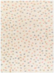 Livabliss Rodos-Modern Beige Black Grey Pink Soft Plush Pile Living Bedroom Rug in Ivory - Size: 160 cm x 215 cm - thumbnail 2