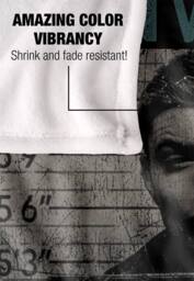 Warner Brothers Supernatural Dean Mug Shot Silky Touch Super Soft Throw Blanket in White - thumbnail 4