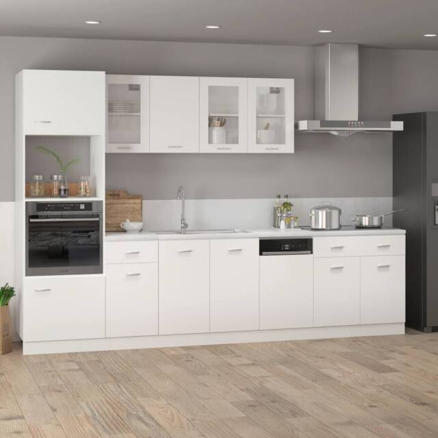 Berkfield Home Durable Dishwasher Panel White 45x3x67 cm Engineered Wood - Size: 45 x 3 x 67 cm - image 1