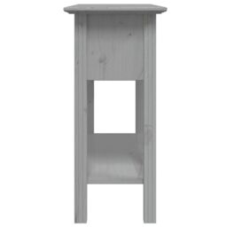 Berkfield Home Console Table BODO Grey 90x34.5x73 cm Solid Wood Pine - thumbnail 5