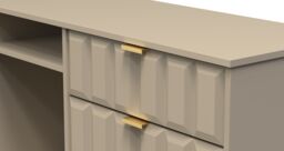 Ready Assembled 2 U Metro 6 Drawer Sideboard (Ready Assembled) in Light Brown - thumbnail 4