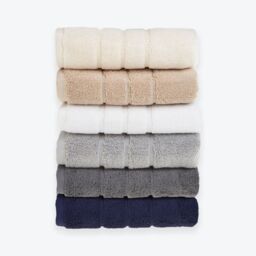 Allure Bath Fashions Hotel Luxury Heavweight Bath Towel in Cream - Size: Bath Sheet - thumbnail 3