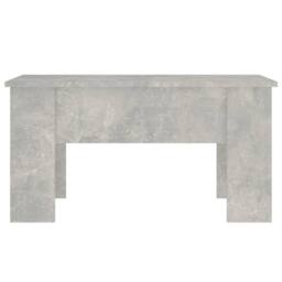 Berkfield Home Coffee Table Concrete Grey 79x49x41 cm Engineered Wood - Size: 79 x 49 x 41 cm - thumbnail 3