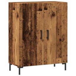 Berkfield Home Sideboard Old Wood 69.5x34x90 cm Engineered Wood in Brown - thumbnail 2