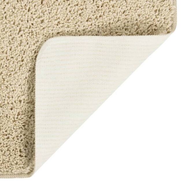 Berkfield Home Shaggy Rug Cream 200x290 cm Anti Slip - Size: Medium - image 1