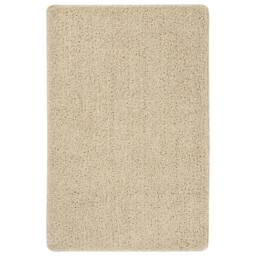Berkfield Home Shaggy Rug Cream 200x290 cm Anti Slip - Size: Medium - thumbnail 2