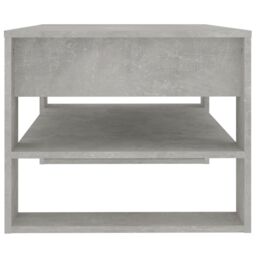 Berkfield Home Coffee Table Concrete Grey 102x55x45 cm Engineered Wood - Size: 102 x 55 x 45 cm - thumbnail 4