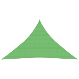 Berkfield Home Sunshade Sail 160 g/m ² Light Green 4x4x5.8 m HDPE - thumbnail 1